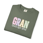 Gran Loves Her Crew T-Shirt — Pastel Grandma Shirt for Mother's Day & Family Gifts