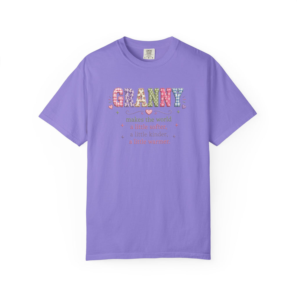 Granny Floral Graphic T-Shirt — "Granny makes the world a little softer, a little kinder, a little warmer"