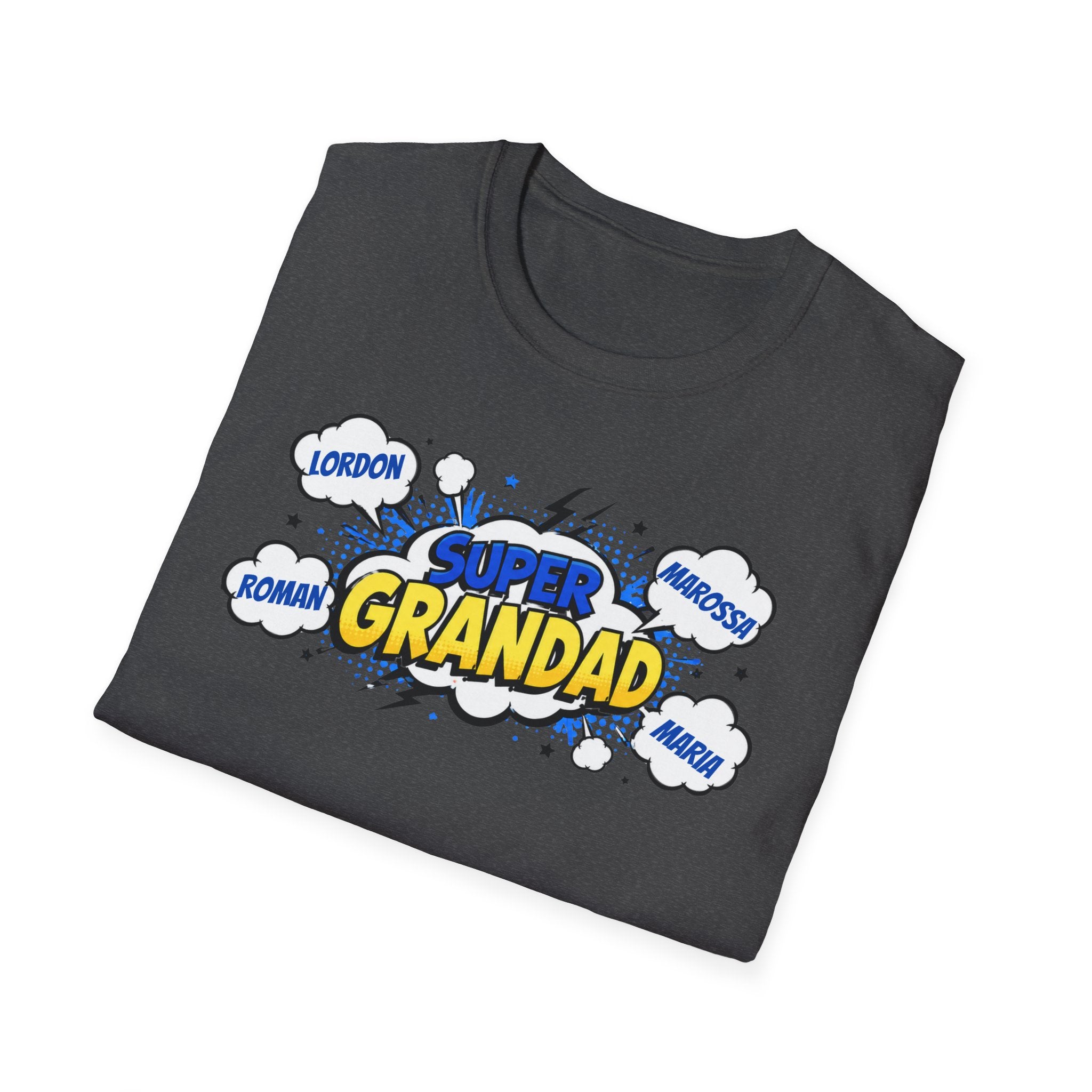 Super Grandad Comic-Style T-Shirt