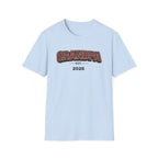 Grandpa EST. 2026 T-Shirt — New Grandpa Plaid Announcement Tee