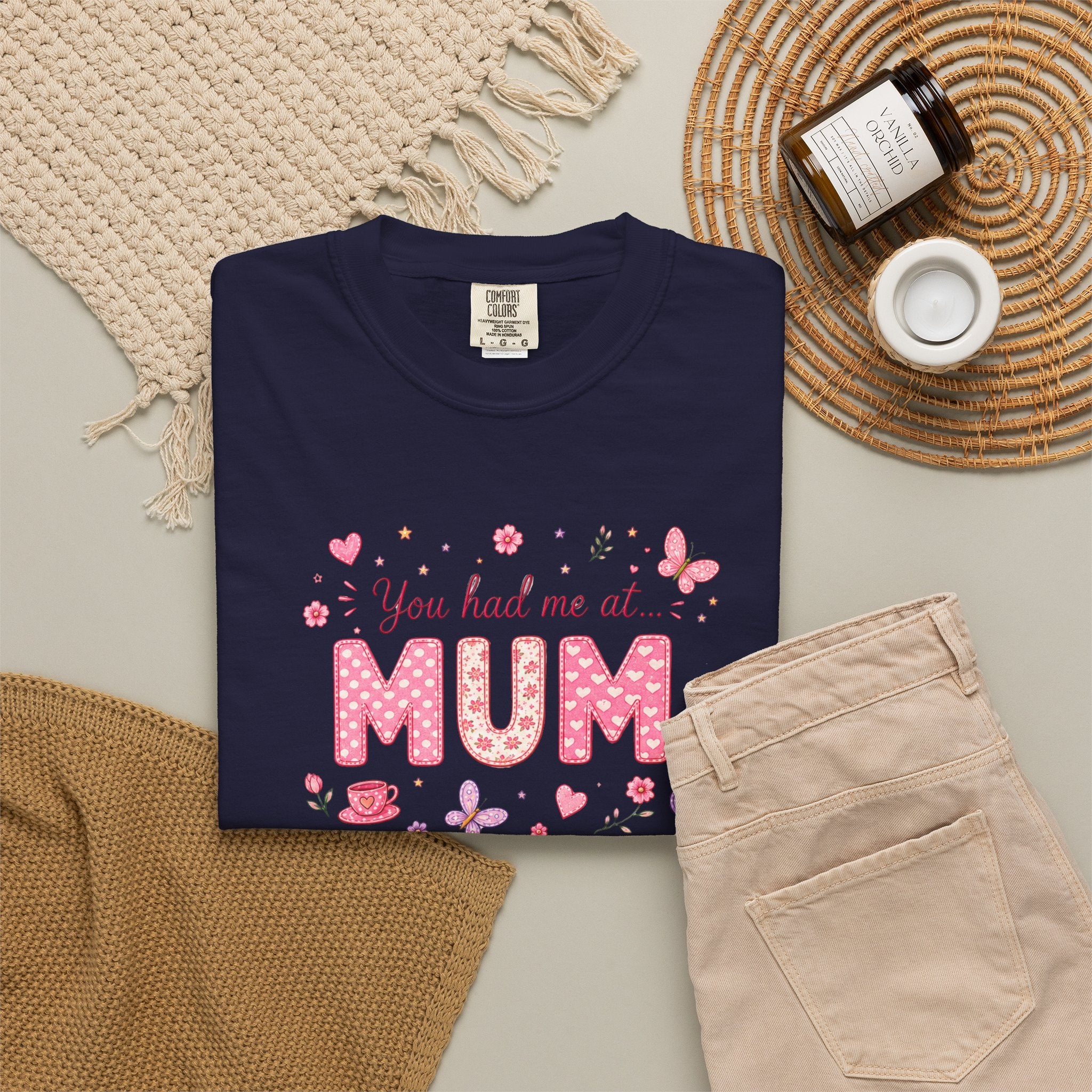 You Had Me at Mum T-Shirt — Cute Pink Mother's Day Tee