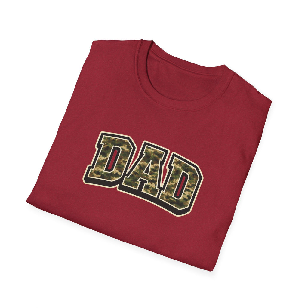 Dad Camo T‑Shirt — Military Camouflage 'DAD' Father's Day Tee