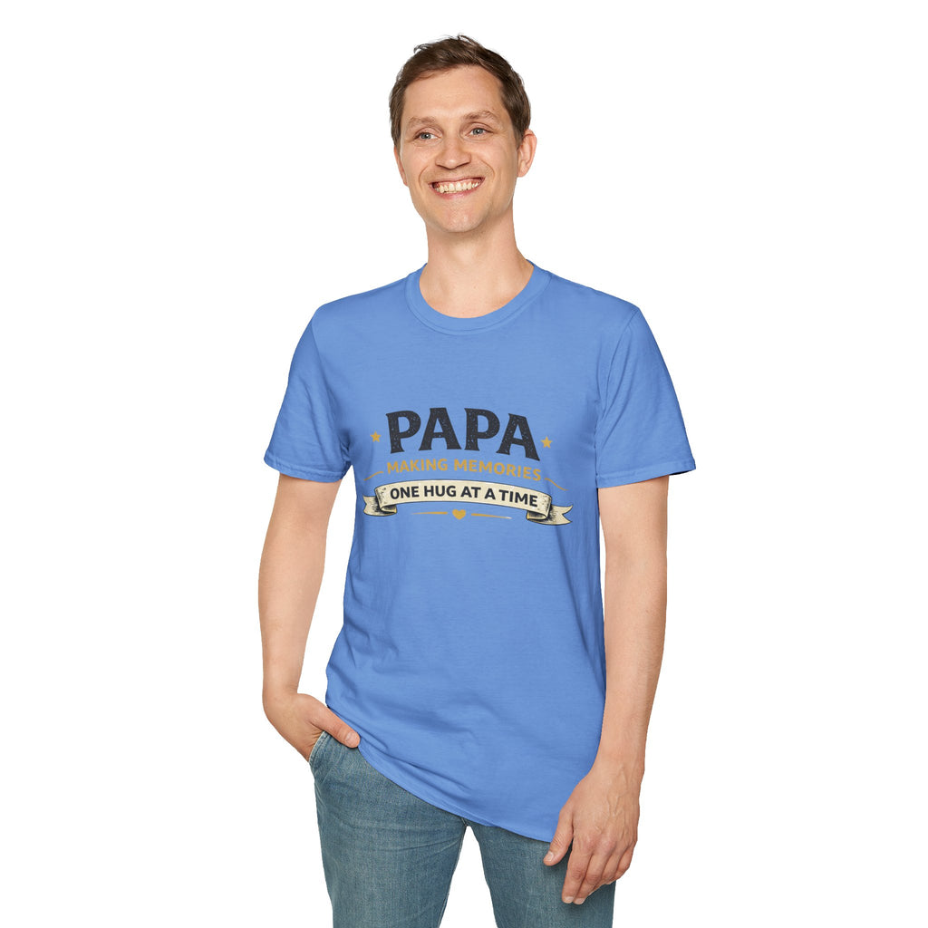 Papa "Making Memories One Hug at a Time" T-Shirt