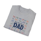 You Had Me At Dad T-Shirt — Fathers Day Gift Tee with 'Dad' Typography