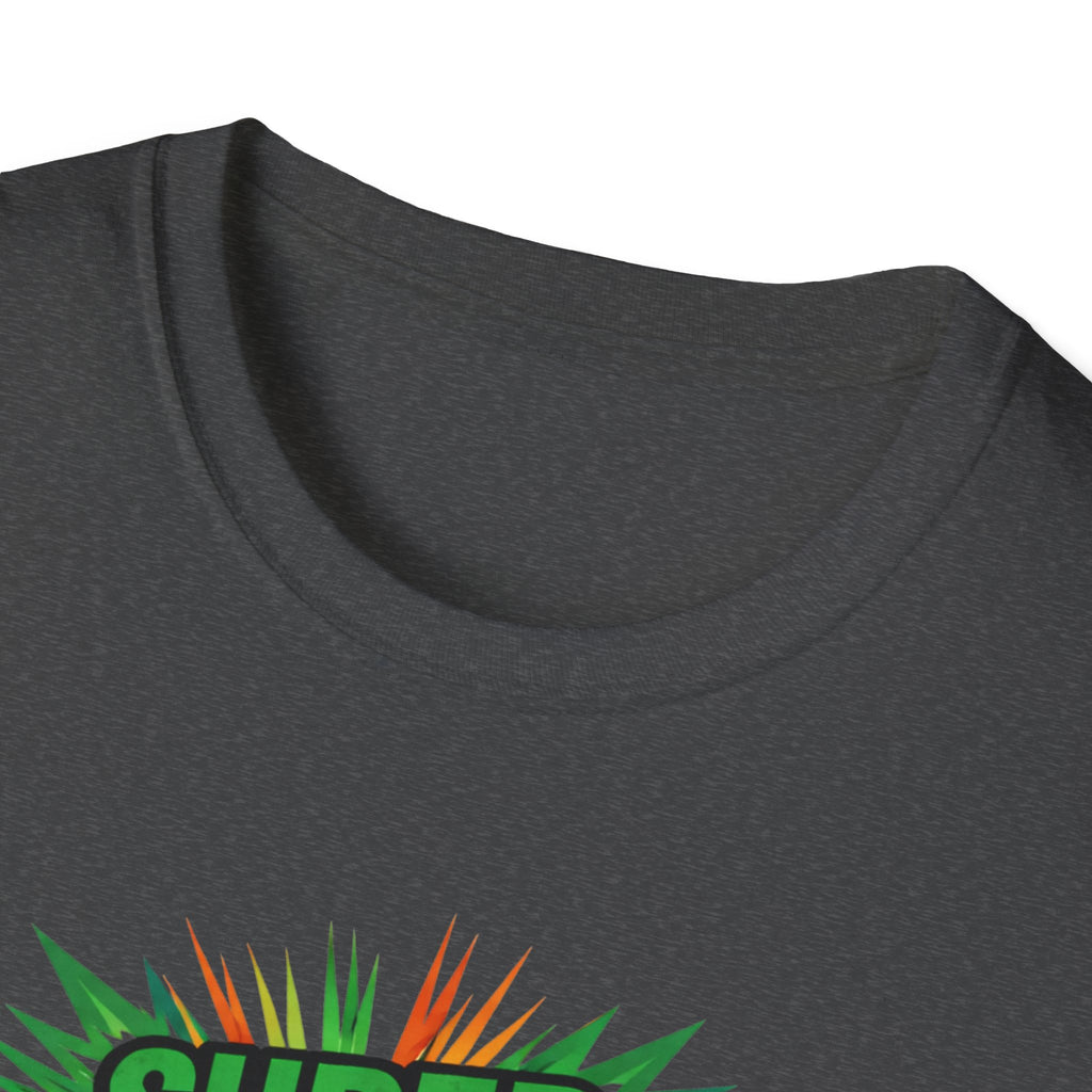 Super Grandad Ireland Flag/Irish themed T-Shirt — Retro Comic Style Gift for Grandpa (Father's Day, Birthday)