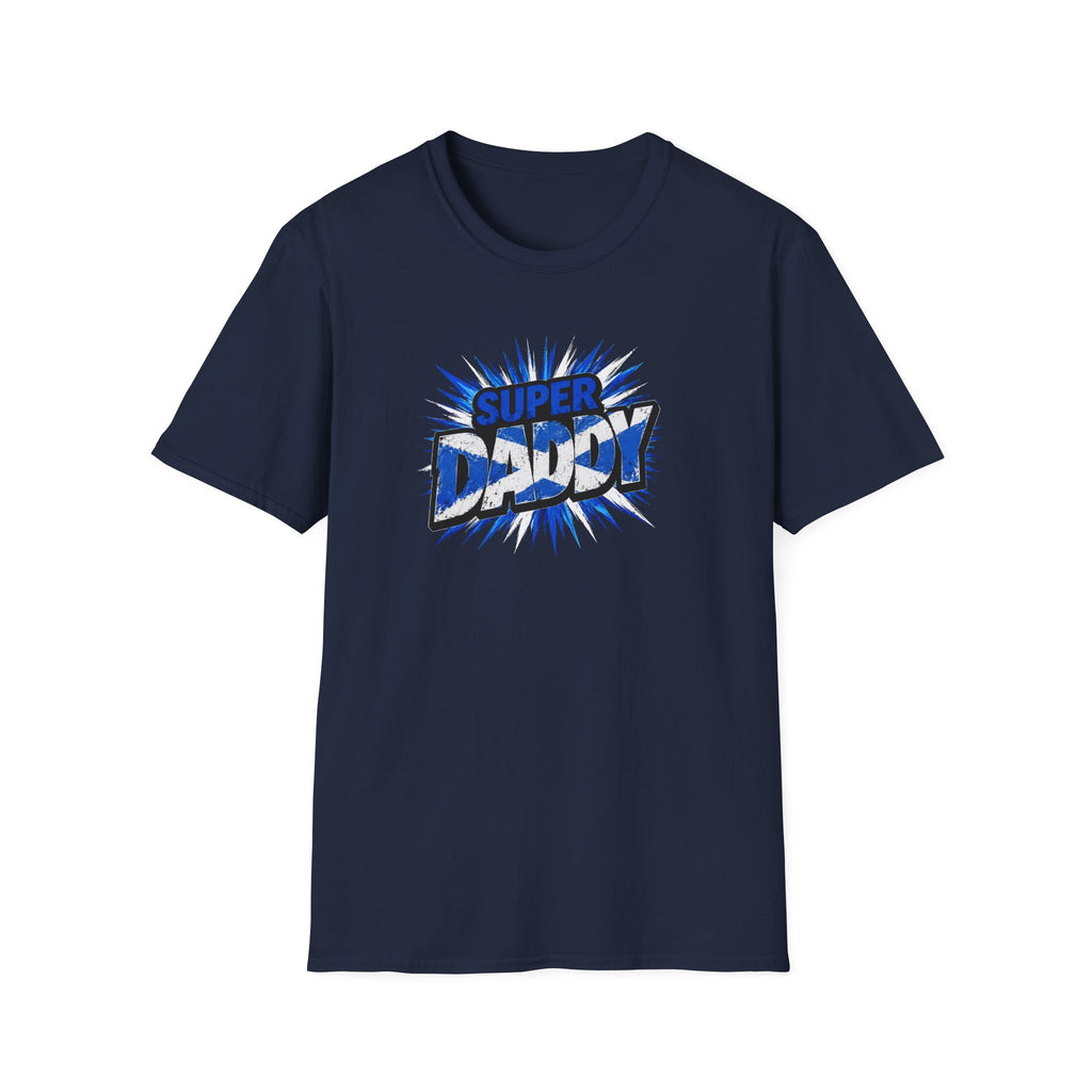 Super DADDY Scotland Flag themed T-Shirt