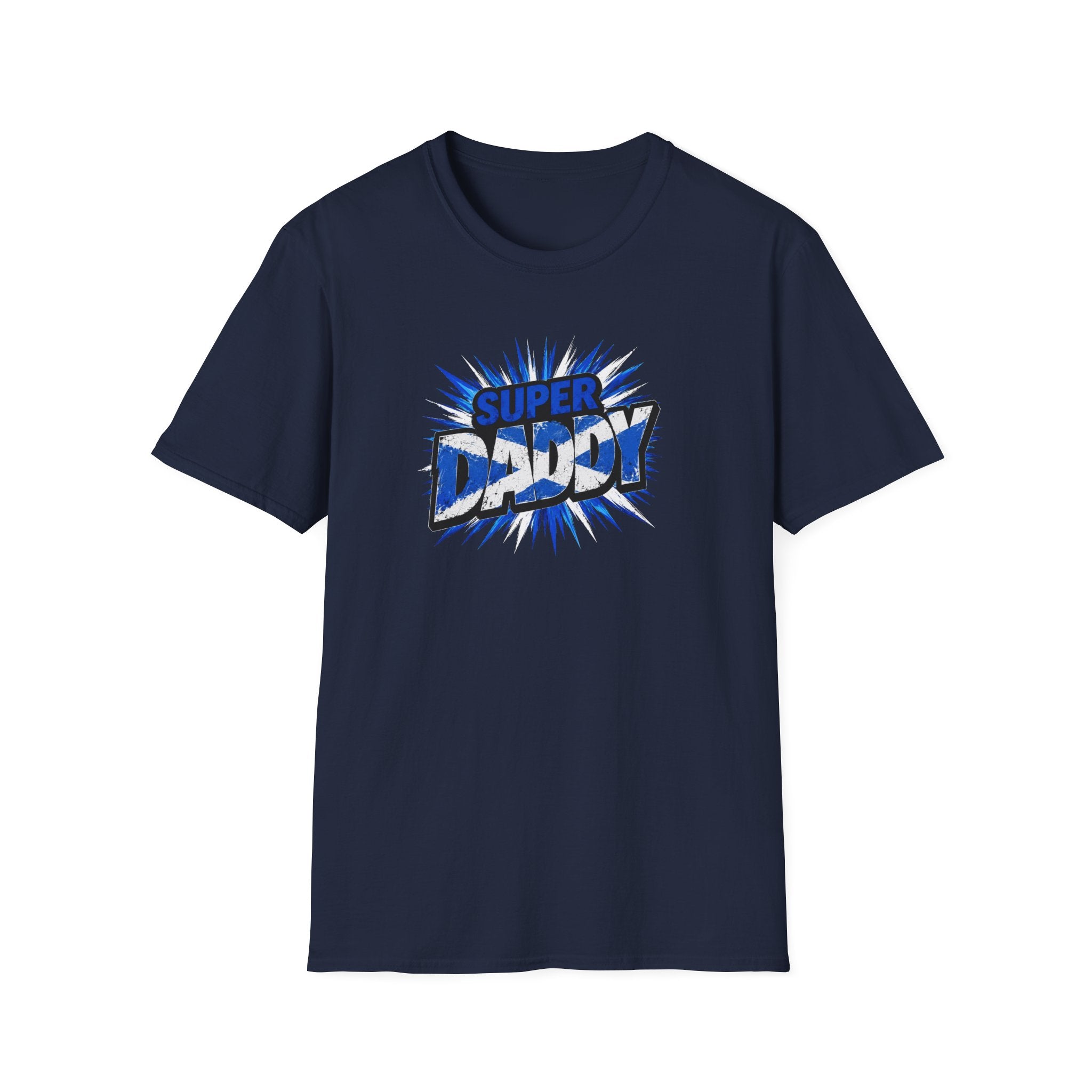 Super DADDY Scotland Flag themed T-Shirt