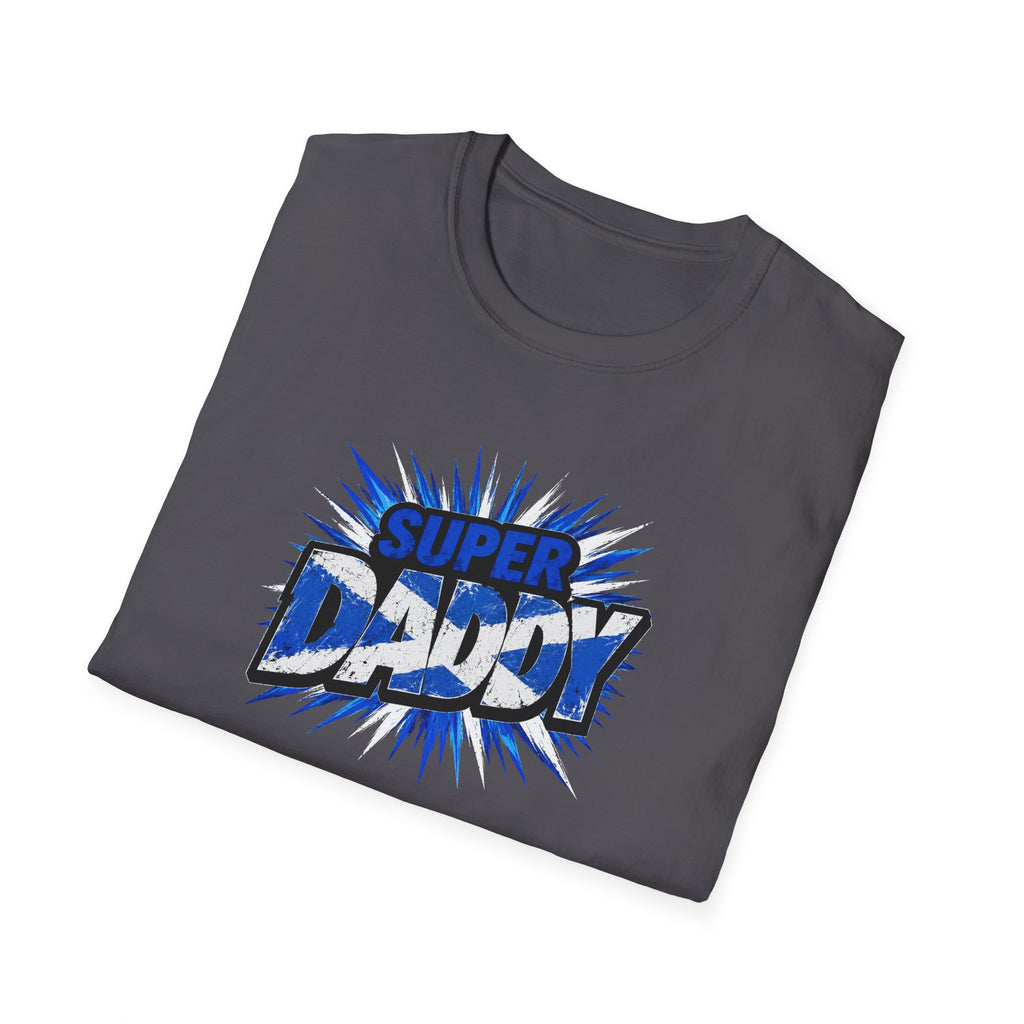 Super DADDY Scotland Flag themed T-Shirt