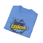 T-Shirt — "Super Grandpa" Comic-Style Graphic | Funny Father's Day Gift
