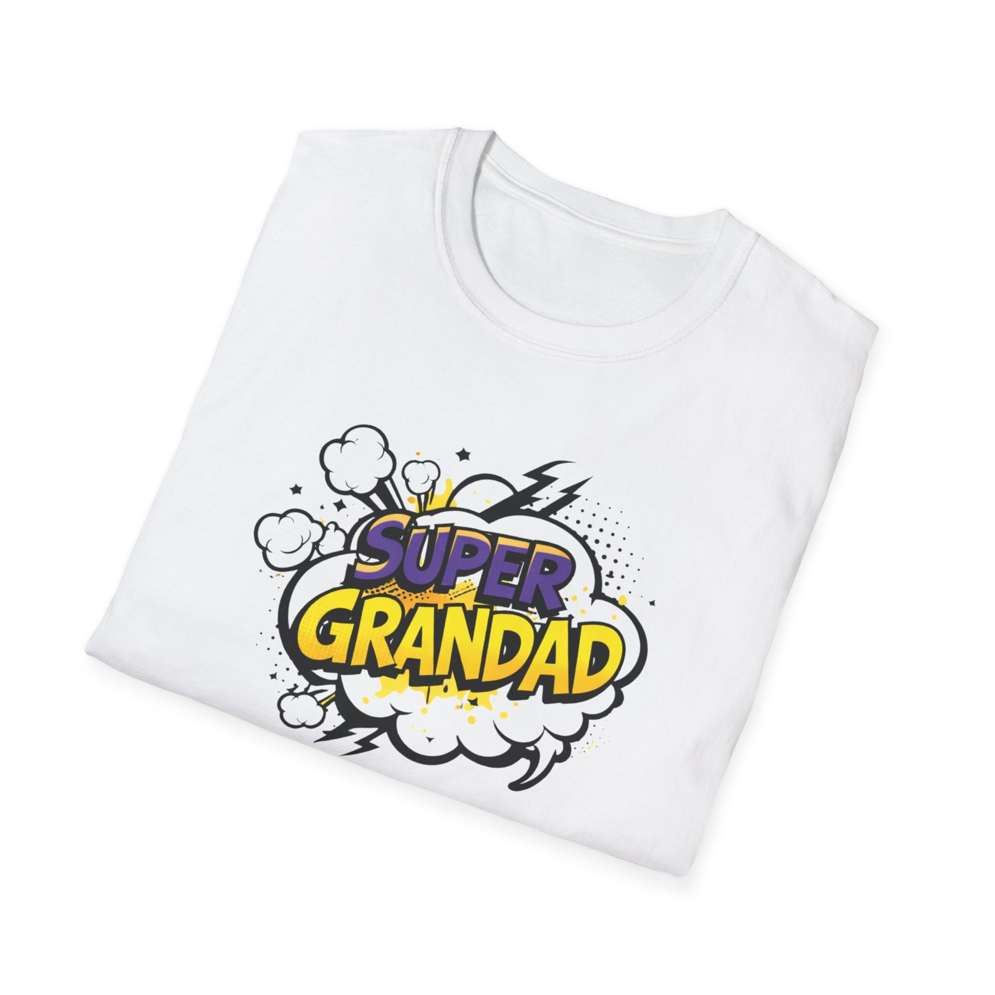 Super Grandad Comic-Style T-Shirt