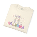 Grandma Floral Scripture T-Shirt — Blessed Are Those Who Are Pure in Heart