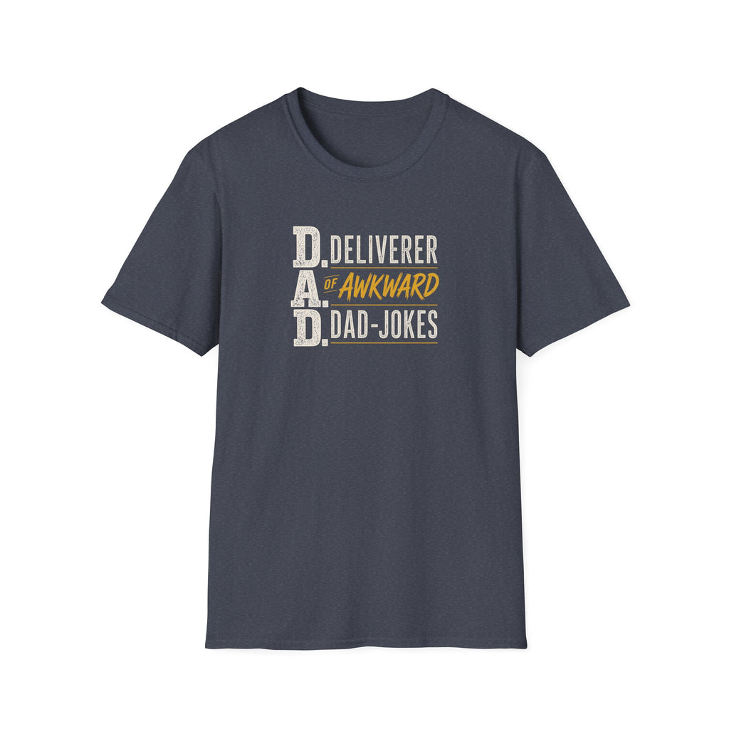 Dad T‑Shirt — D.A.D. "Deliverer of Awkward Dad‑Jokes" Funny Fathers Day Tee