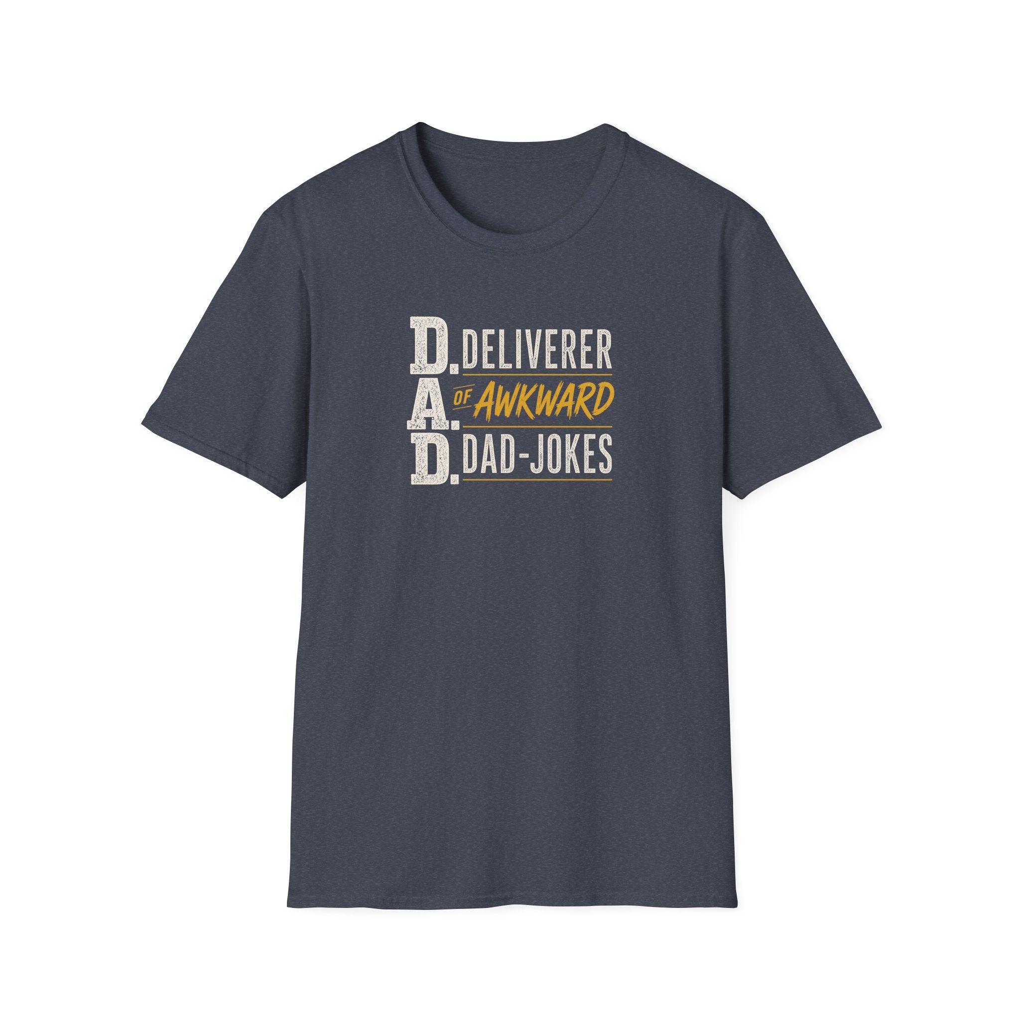 Dad T‑Shirt — D.A.D. "Deliverer of Awkward Dad‑Jokes" Funny Fathers Day Tee