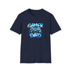 Gamer Dad T-Shirt — Blue Controller T-shirt