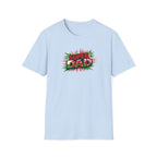 Super Dad Graphic T-Shirt — Wales Flag themed Retro Comic Father's Day Tee