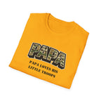 Papa Camo T-Shirt — "Papa Loves His Little Troops" Fathers Day Dad Tee