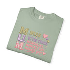 M.U.M. Mom Acronym Graphic Tee — Mess, Utter Chaos, Munchkins & Mother Love T-Shirt