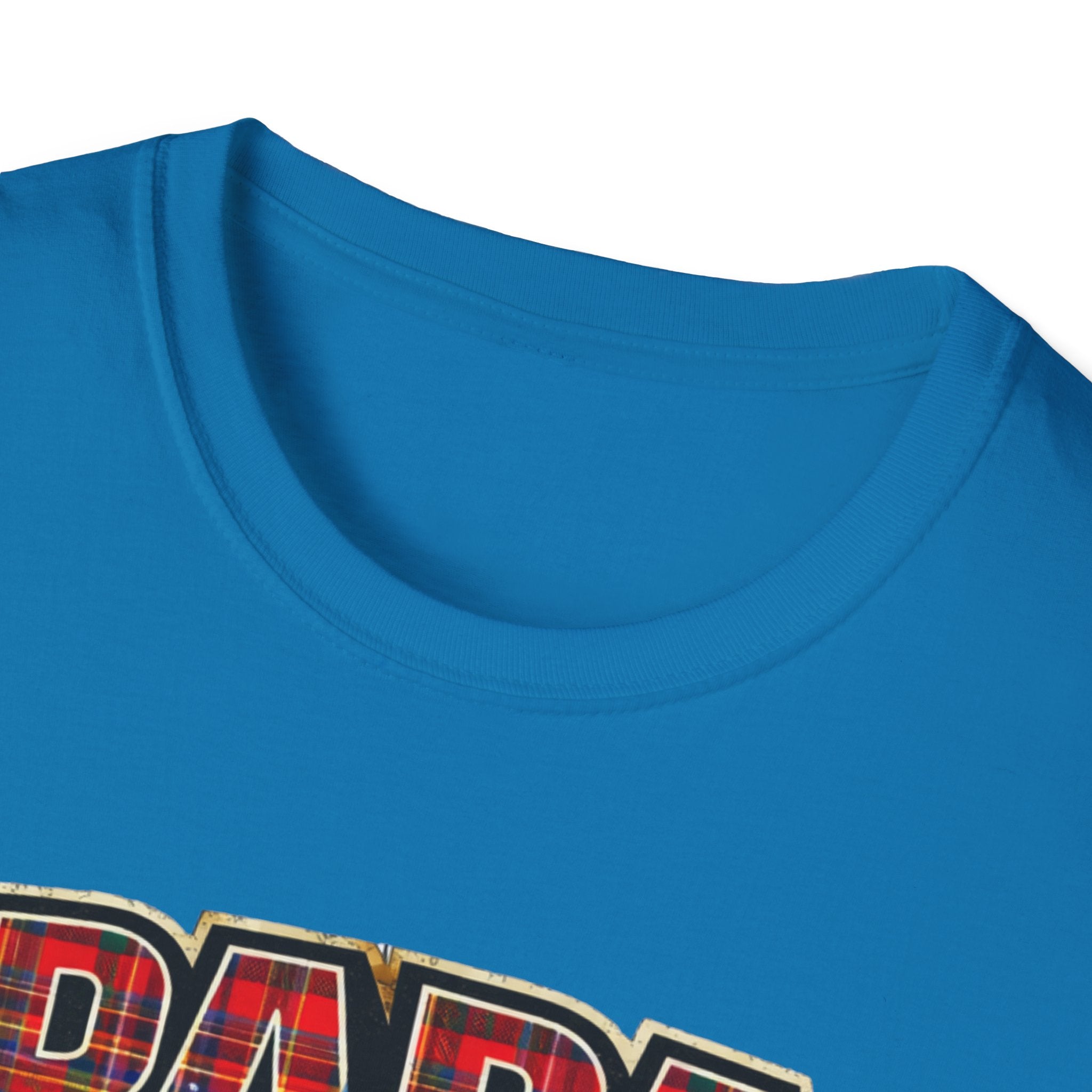 Papa Plaid T-Shirt – "Papa Loves his Little Clan" Grandfather Gift for Father's Day