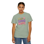 Mess, Overload, Mini-Hugs Hugs T-Shirt — Cute Hand-Lettered Mom Vibes Tee