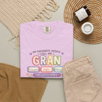 Gran Grandma T-Shirt – "My Favourite People Call Me Gran" Floral Gift Tee