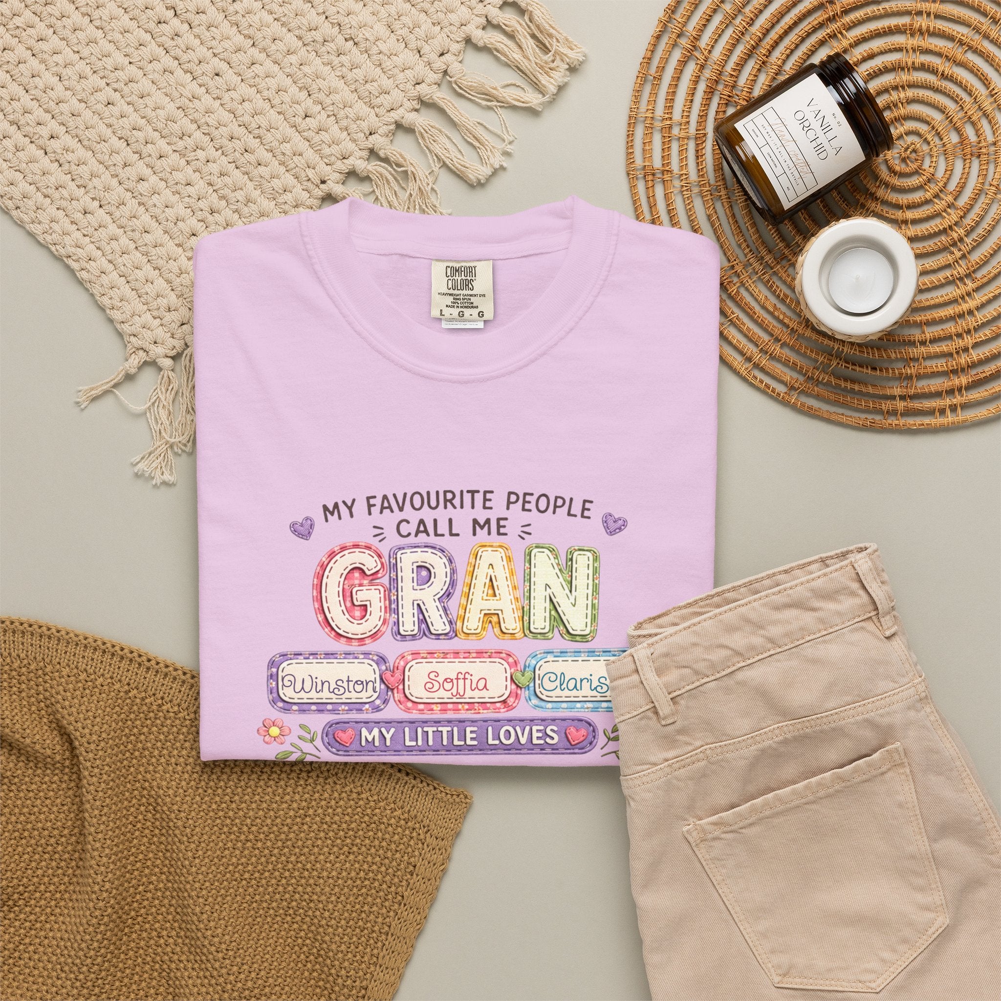Gran Grandma T-Shirt – "My Favourite People Call Me Gran" Floral Gift Tee