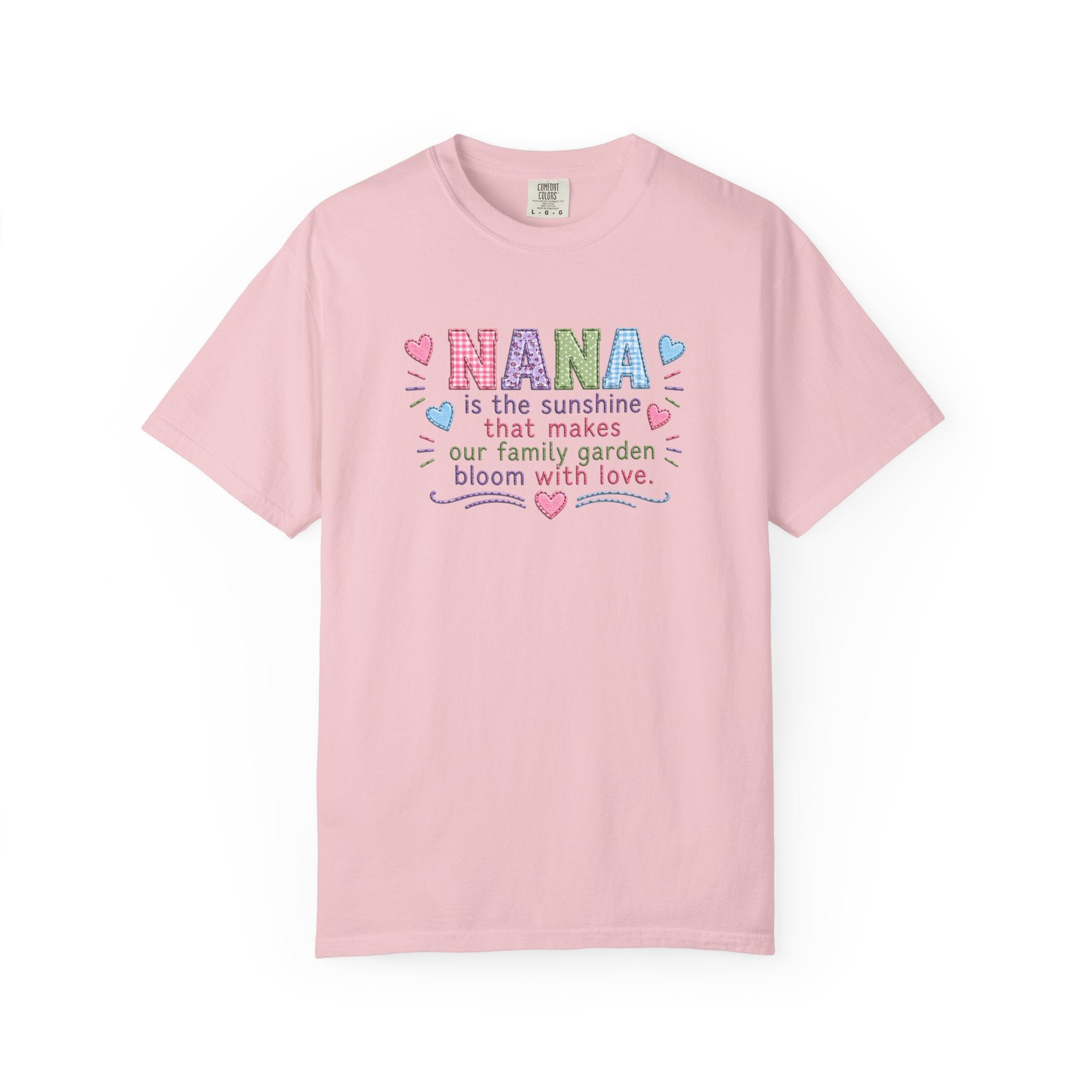 Nana Sunshine Floral T-Shirt — “NANA is the sunshine that makes our family garden bloom with love”