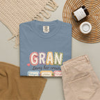 Gran Loves Her Crew T-Shirt — Personalized Grandma Family Names Tee