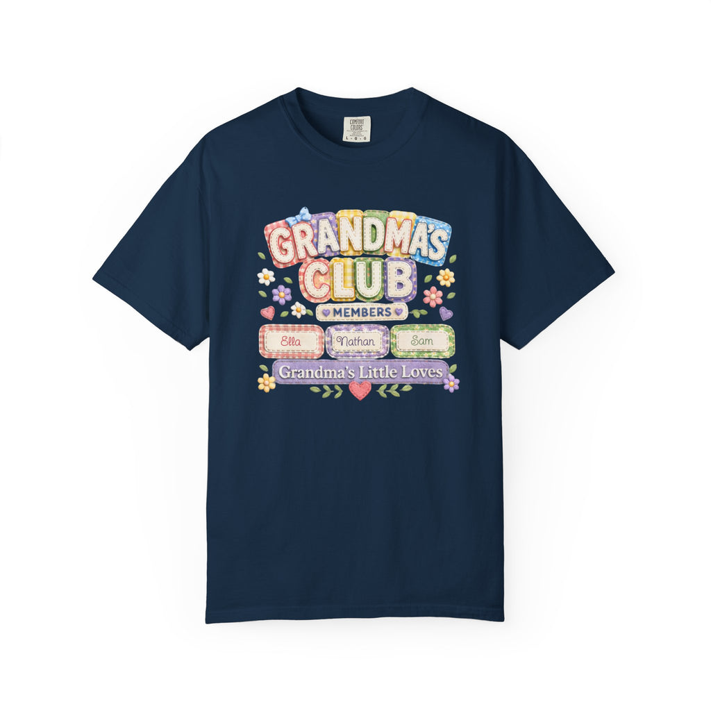 Grandmas Club T-Shirt — Grandma’s Little Loves Graphic Tee