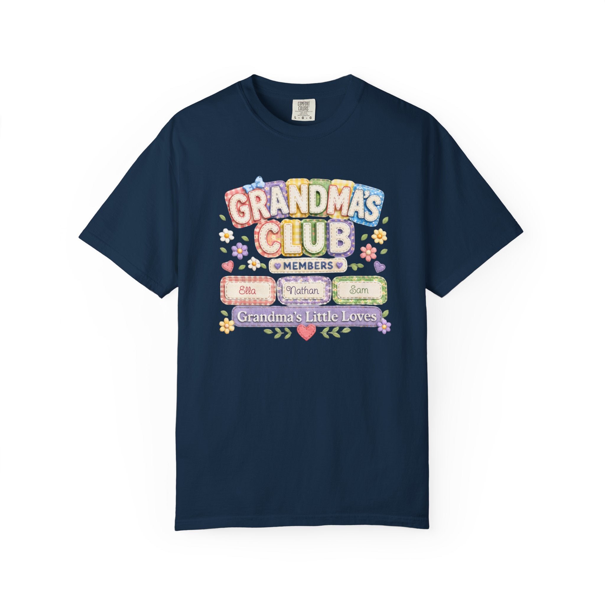 Grandmas Club T-Shirt — Grandma’s Little Loves Graphic Tee