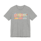 Grandma Floral Retro Tee — "Grandma" Names Design (Aileen • Wendy • Peyton)