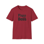 T-Shirt — "Papa is the Boss" Funny Father's Day Tee