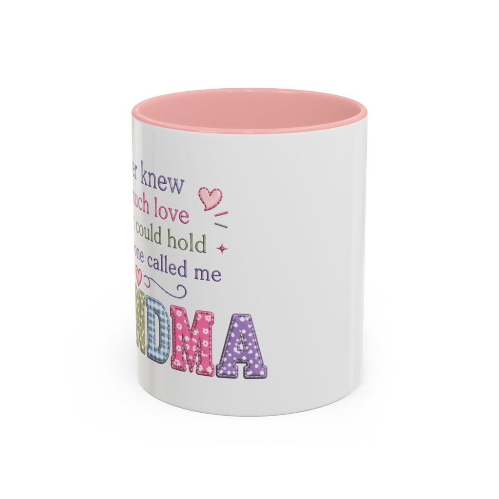 Grandma Colorful Heart Accent Coffee Mug – 'If I knew how much love' Gift