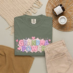 Grandma Power T-Shirt — Cute Heart Graphic Tee for Grandmothers