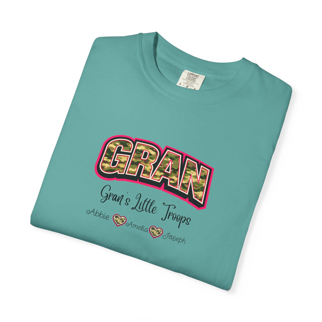 Gran Grandma T-Shirt — "Gran: Good a Little Trouble" Vintage Floral Tee