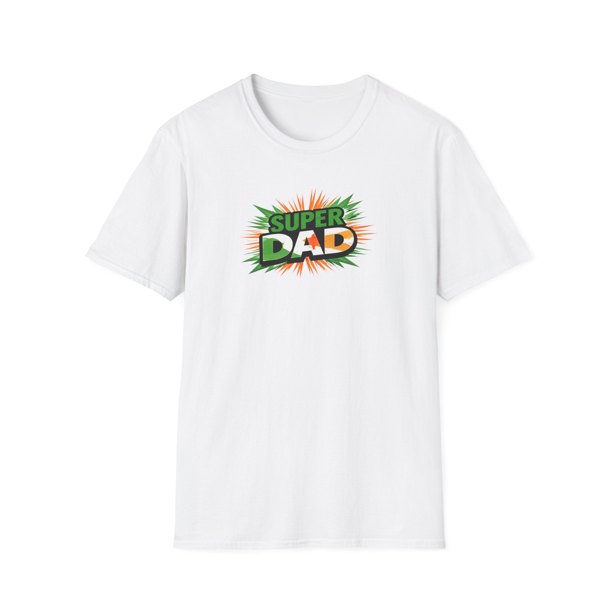 Super Dad T-Shirt — Ireland Flag themed Retro Comic Father’s Day Tee