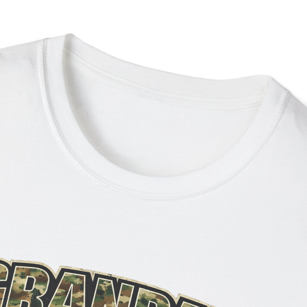 Granddad Est. 2026 T-Shirt — Camo Lettering Fathers Day Gift