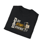 T-Shirt — "DAD: DIY Attempt Department" Funny Father’s Day Tool Shirt