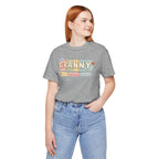 Granny Retro Nameplate T‑Shirt — Personalized Grandma Tee