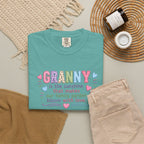 Granny Floral Tee — "Granny is the sunshine that makes our family garden bloom with love"