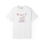 Less Sleep More Love T-Shirt – Pregnancy Announcment Cute Pink Balloon & Crown Graphic Tee