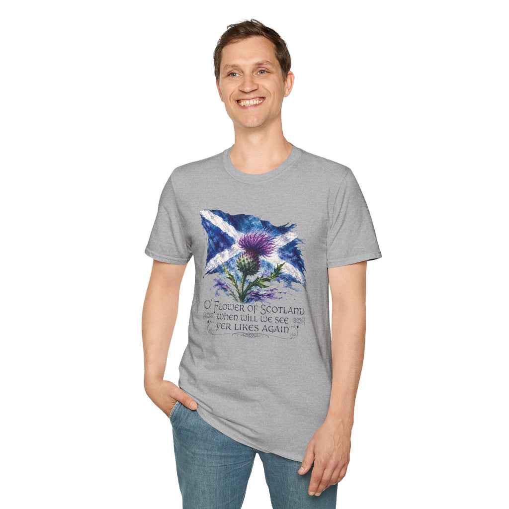 'O Flower of Scotland Flag Tee