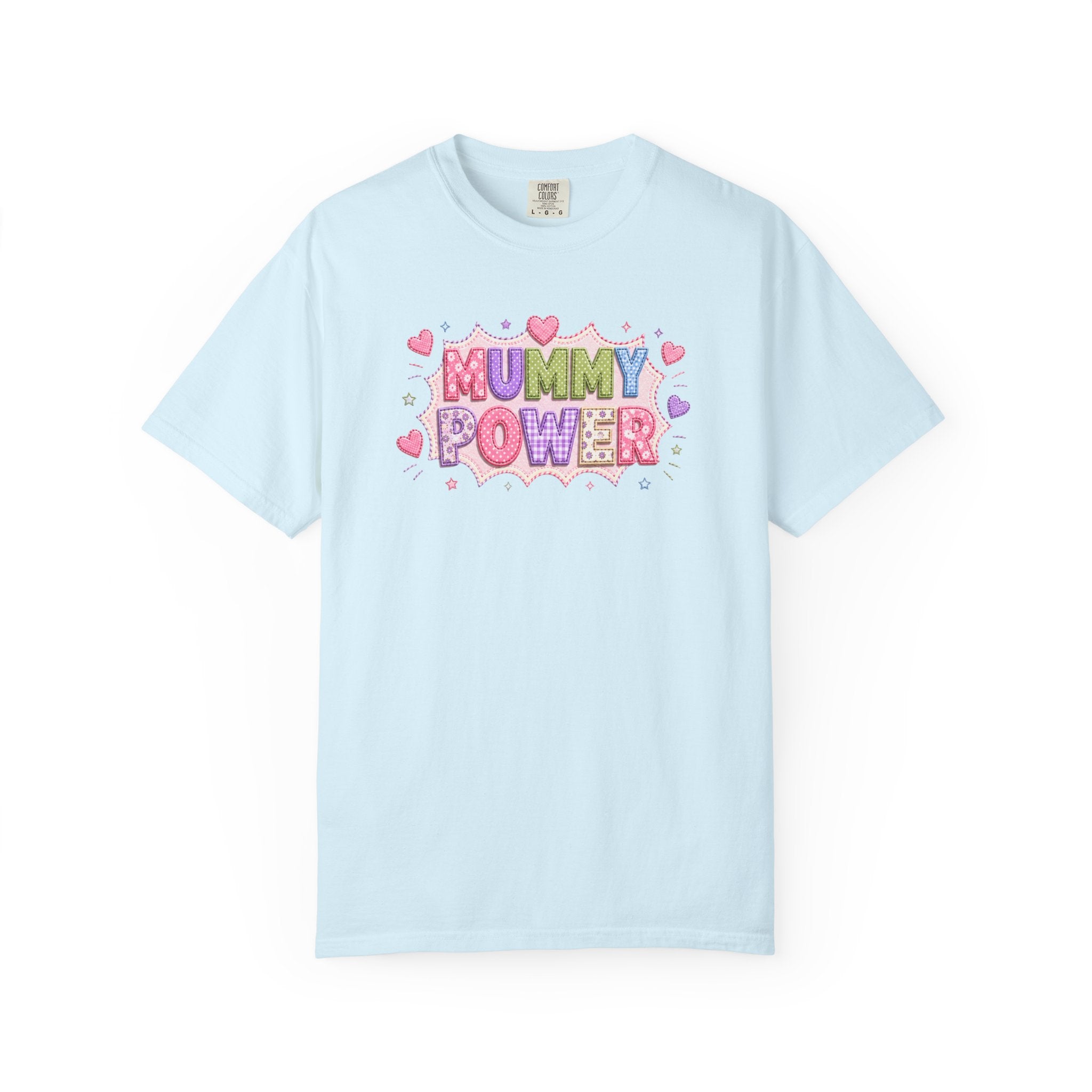 Mummy Power T-Shirt — Cute Pink Heart Mother's Day Tee