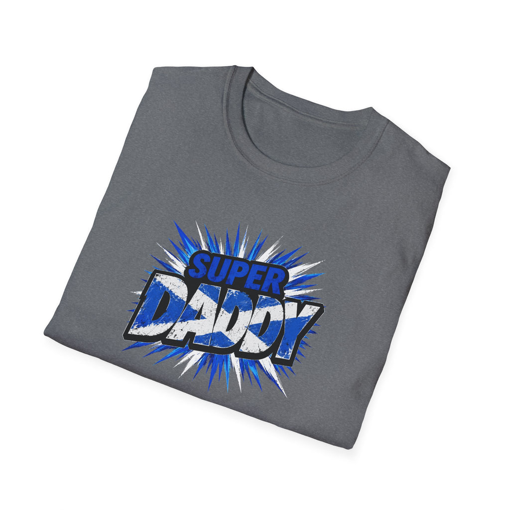 Super DADDY Scotland Flag themed T-Shirt