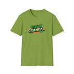 Super Grandad Ireland Flag/Irish themed T-Shirt — Retro Comic Style Gift for Grandpa (Father's Day, Birthday)