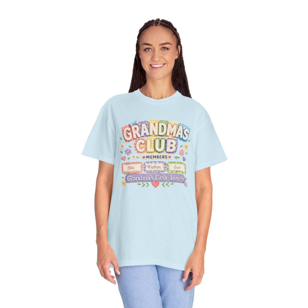 Grandmas Club T-Shirt — Grandma’s Little Loves Graphic Tee