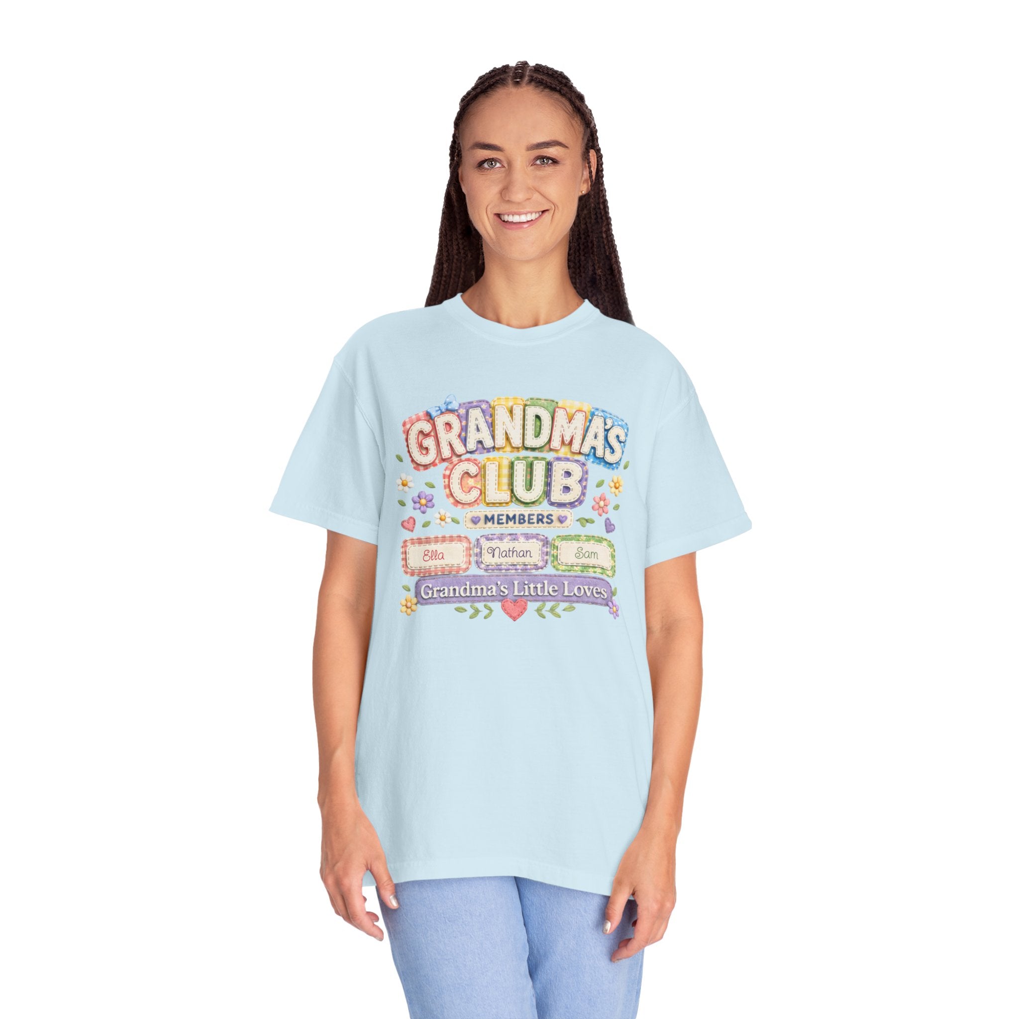 Grandmas Club T-Shirt — Grandma’s Little Loves Graphic Tee