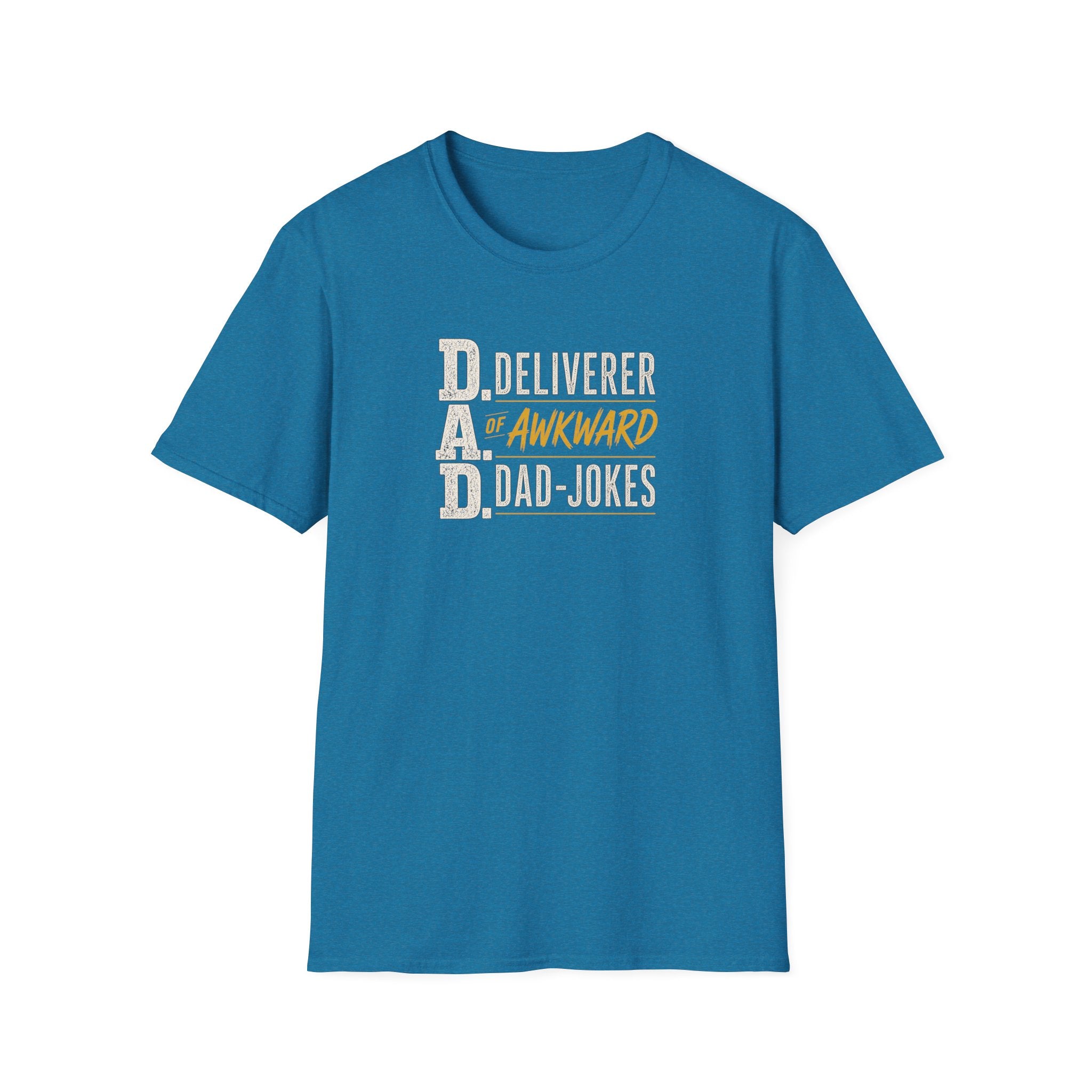 Dad T‑Shirt — D.A.D. "Deliverer of Awkward Dad‑Jokes" Funny Fathers Day Tee