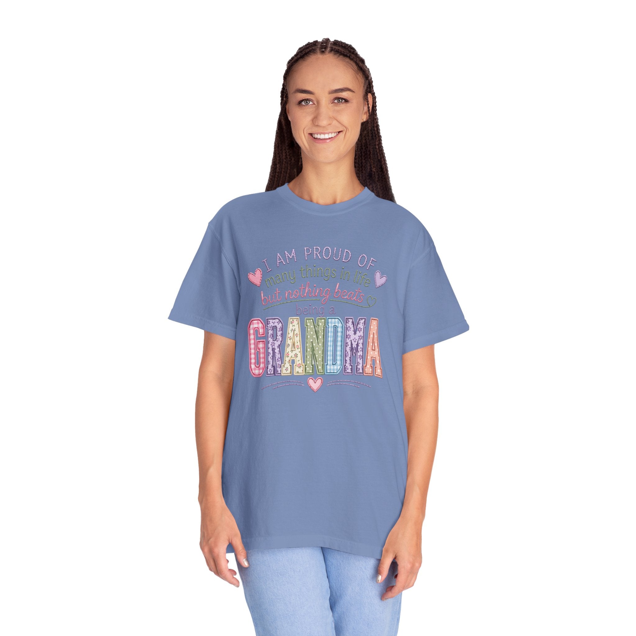 Grandma Pride T-Shirt – "I Am Proud of Many Things in Life but Nothing Beats Being a Grandma"