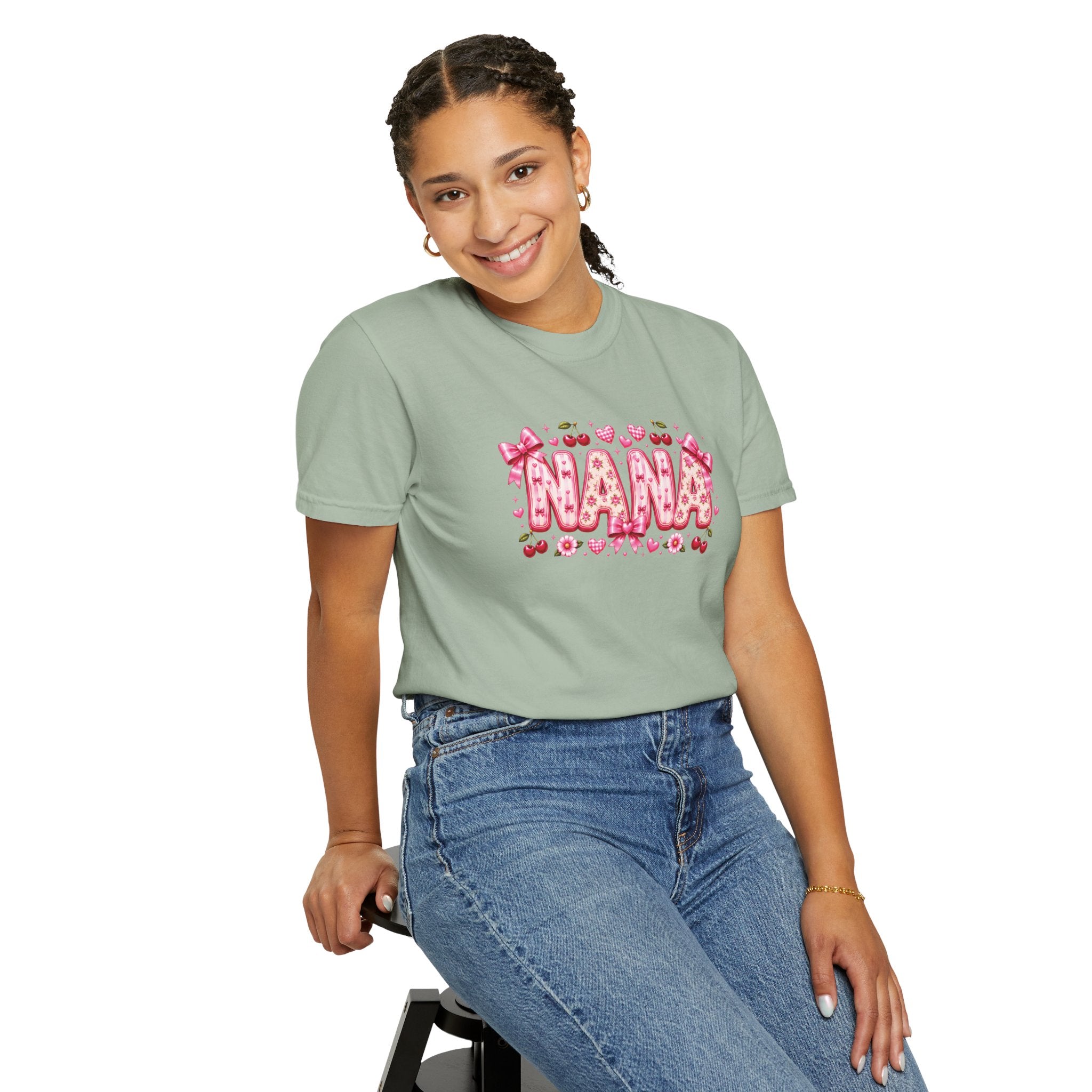 NANA Floral Heart T-Shirt