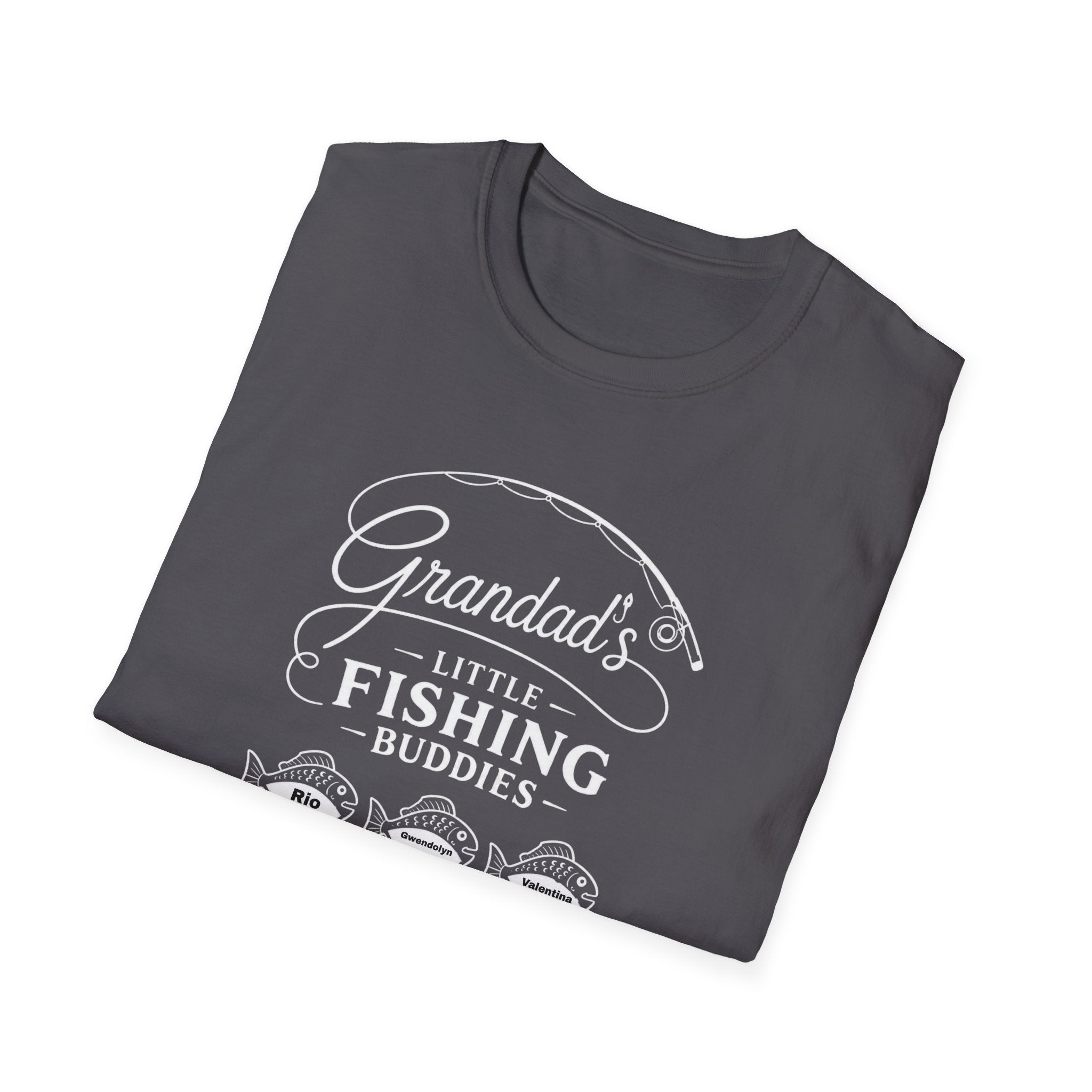 Granddad’s Little Fishing Buddies T-Shirt — Father/Grandparent Fishing Gift